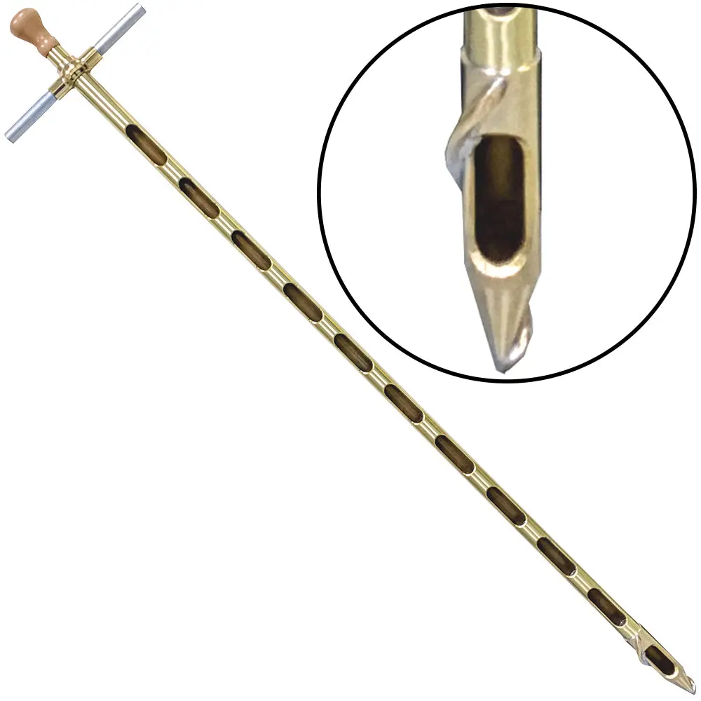 Auger-Tip Probe With Partitions 1
