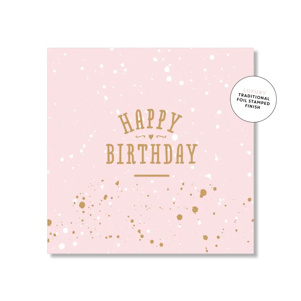 Just Smitten Mini Gift Card - Pretty Pink Birthday 1