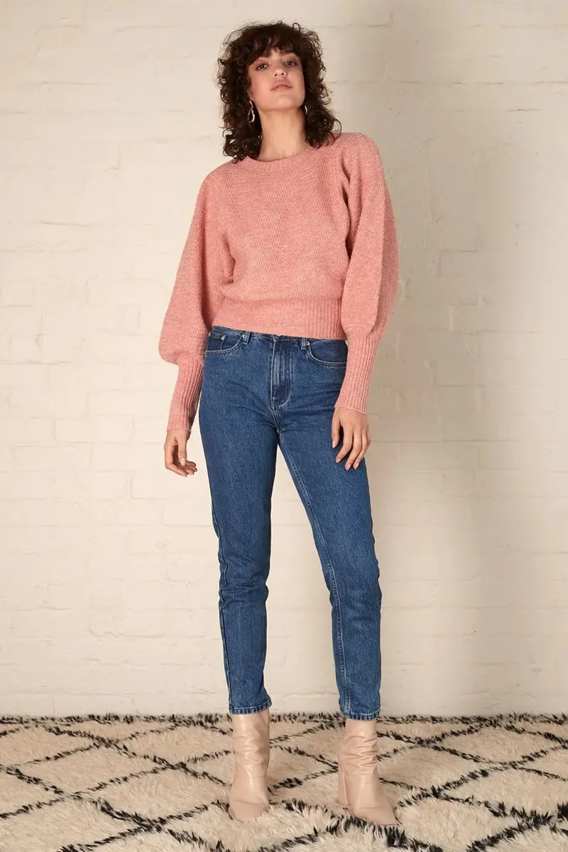 Esmaee - Arctic Jumper - Pink Marle 1