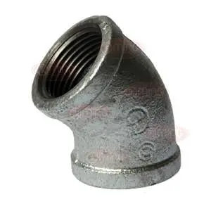 Ming Galvanised Elbow 45° 1