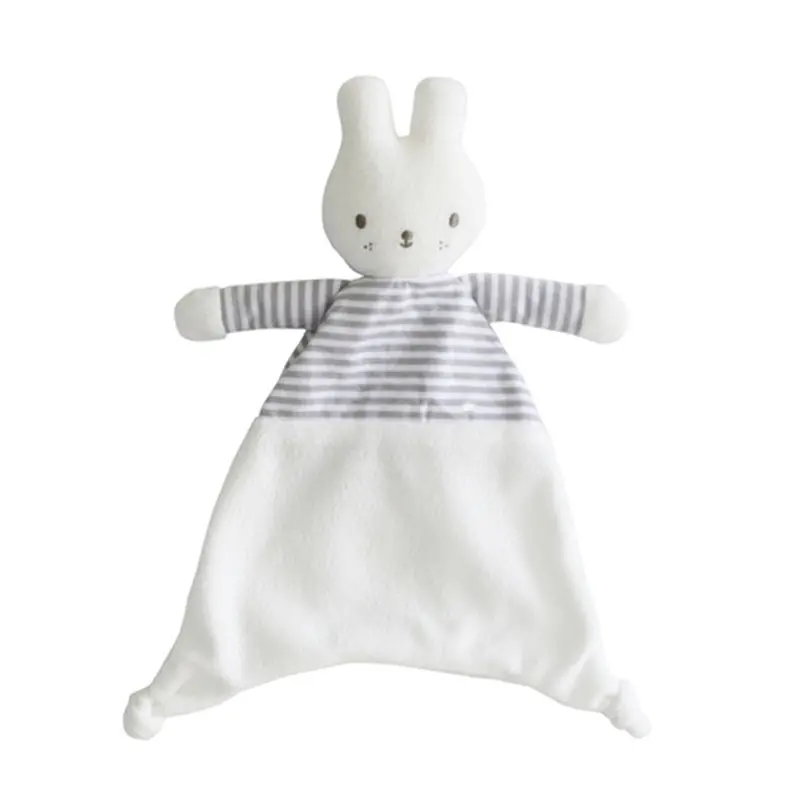Alimrose - Baby Bunny Comforter Grey Stripe 1