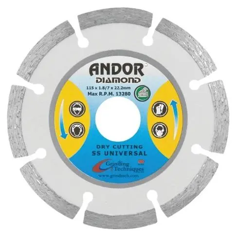 Andor Ss Universal Segmental Diamond Saw Blade 1