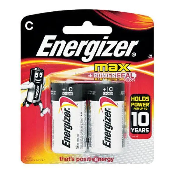Energizer Max: C Batteries - 2 Pack 1