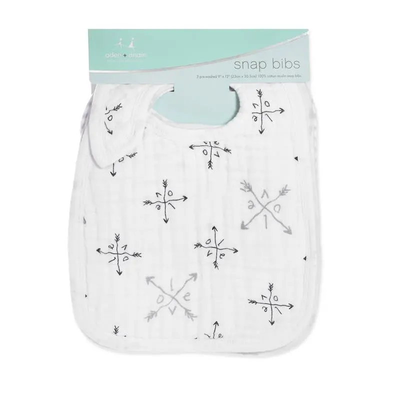 Aden & Anais - Snap Bibs (3 Pack) - Lovestruck 1