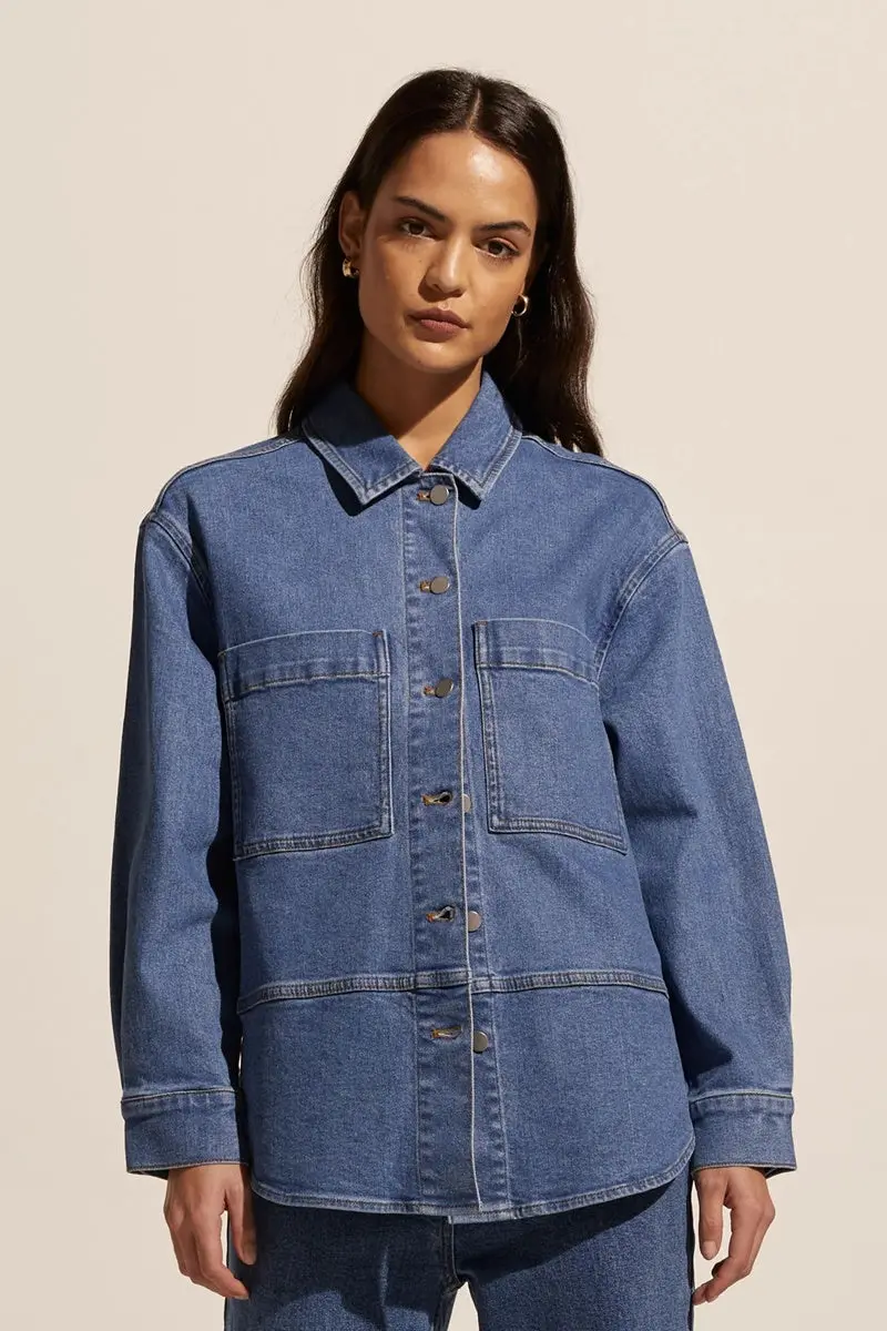 Zoe Kratzmann - Fuse Jacket - Vintage Denim 1