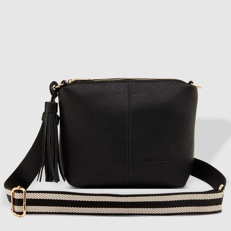 Louenhide - Kasey Crossbody - Black Stripe 1