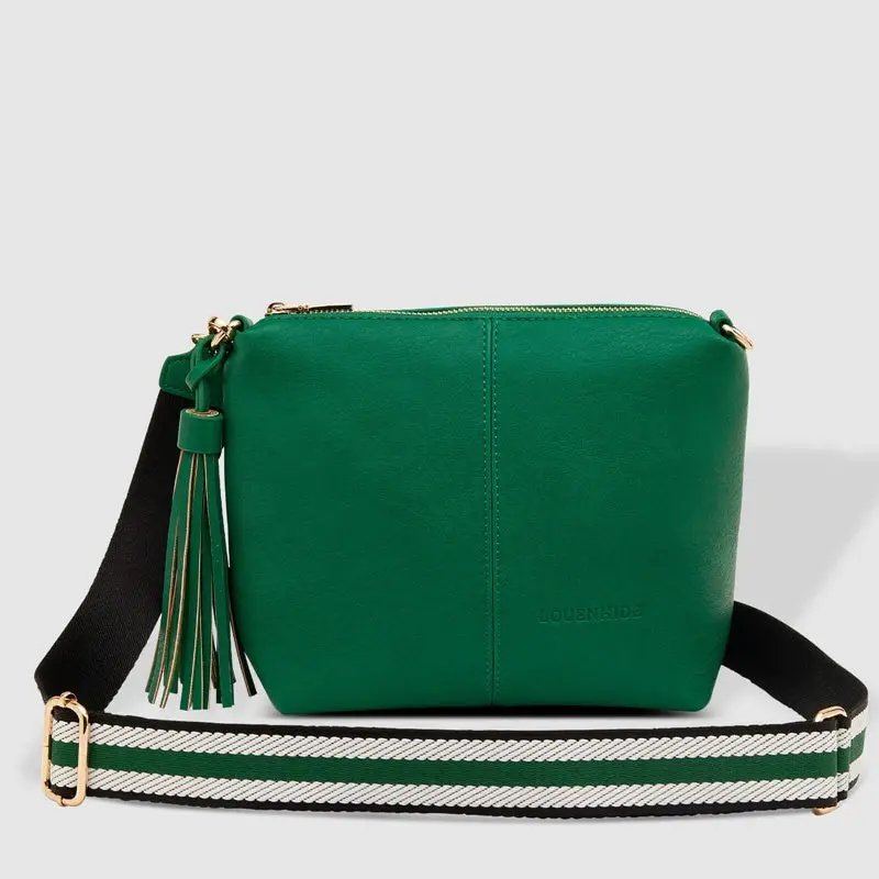 Louenhide - Kasey Crossbody - Green Stripe 1