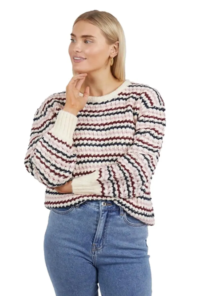 Elm - Sara Stripe Knit 1