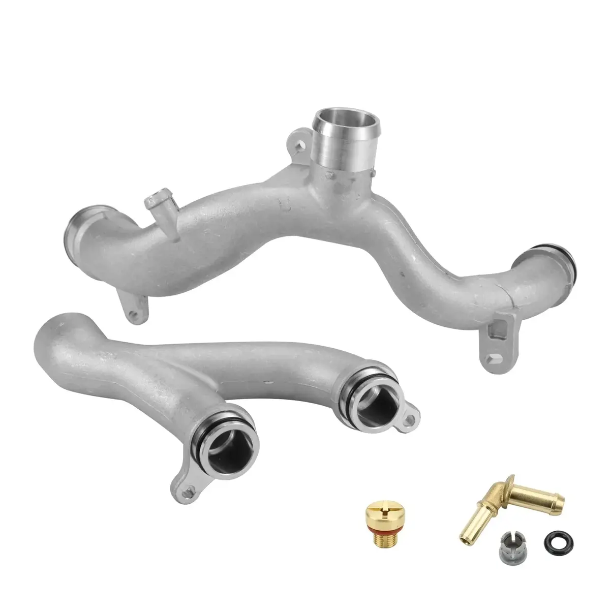 Lr090630 + Lr092992 Aluminum Water Pump Coolant Pipe Kit 1