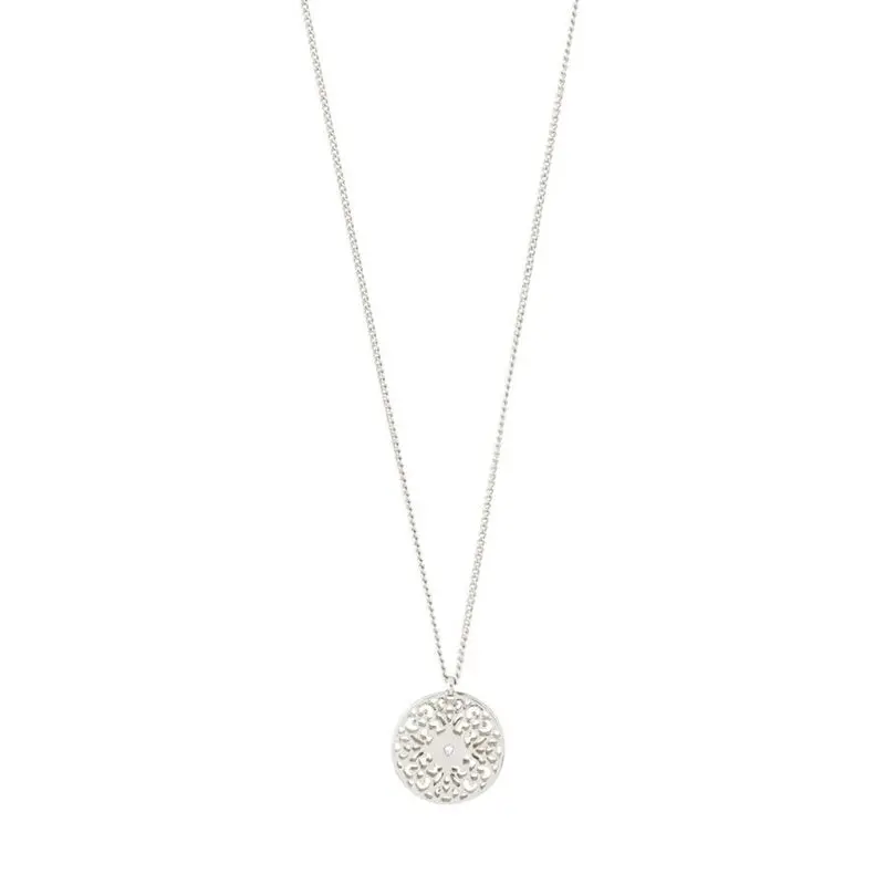 Pilgrim - Carol Necklace - Silver Plated Crystal 1