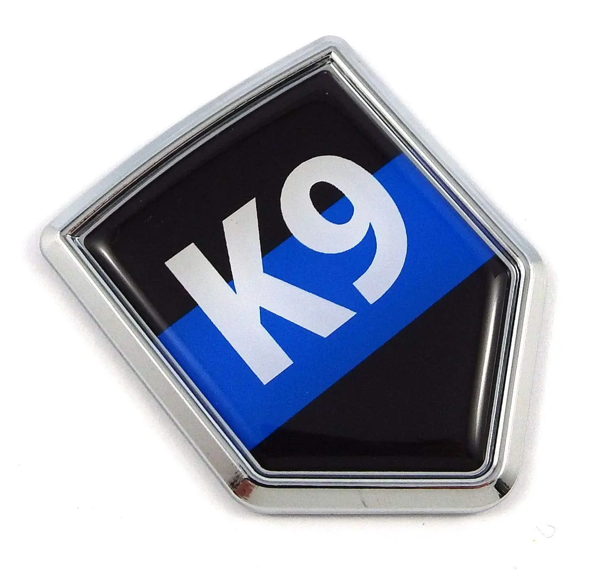 Police K9 Thin Blue Line Flag Car Auto Emblem 3D Decal Bumper Sticker 1
