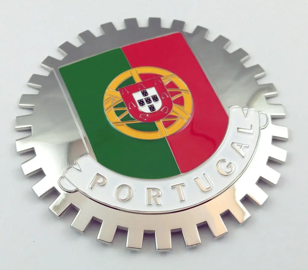 Portugal Grille Badge For Car Truck Grill Mount Portugese Flag 1