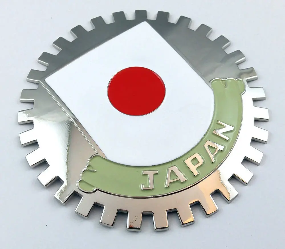 Japan Grille Badge For Car Truck Grill Mount Japanese Flag 1