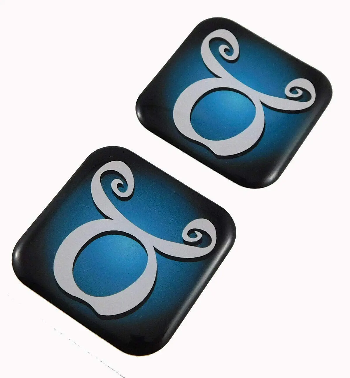 Taurus Zodiac, Square Domed Decal Emblem Car Biker Gel Stickers 1.5" 2Pc. 1