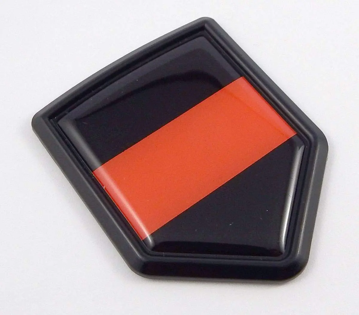 Firefighter Thin Red Line Black Shield Car Bike Decal Crest Emblem 3D Sticker 1