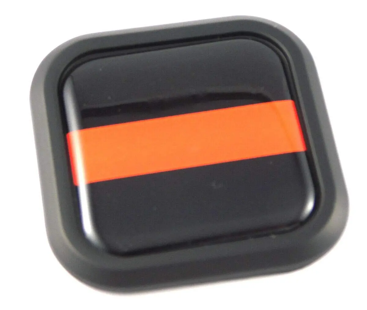 Firefighter Thin Red Line Square Black Rim Emblem Car 3D Decal Badge Bumper 2" 1