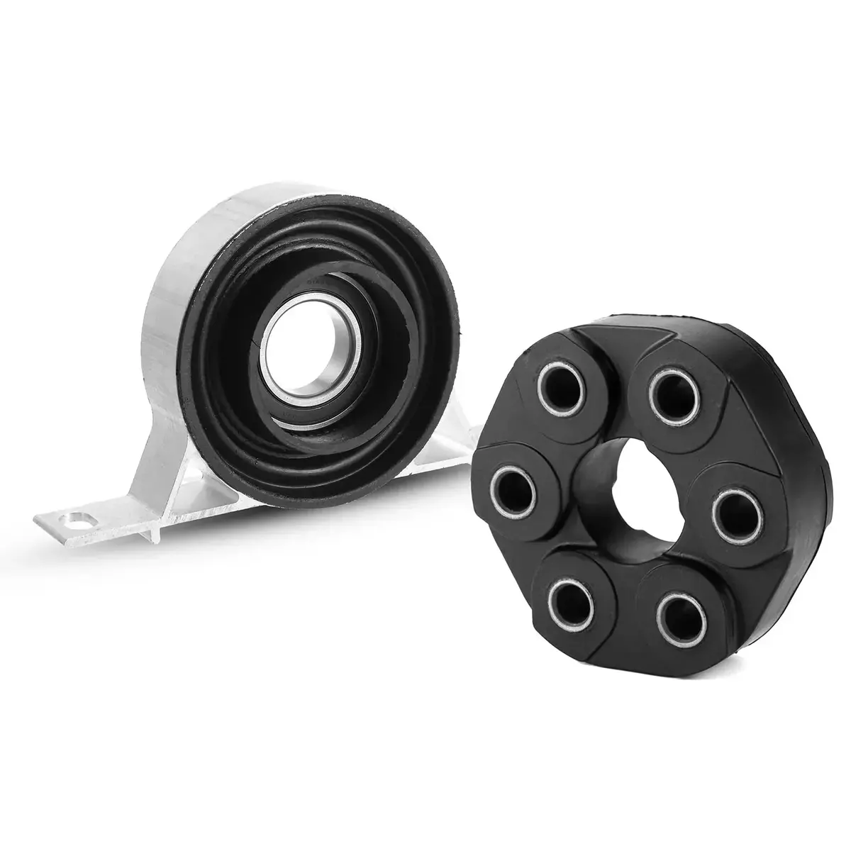 Us 26127501257 + 26111227410 Driveshaft Coupler Flex Joint Kit 1
