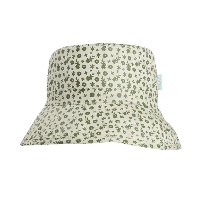 Acorn - Olive Floral Bucket Hat 1