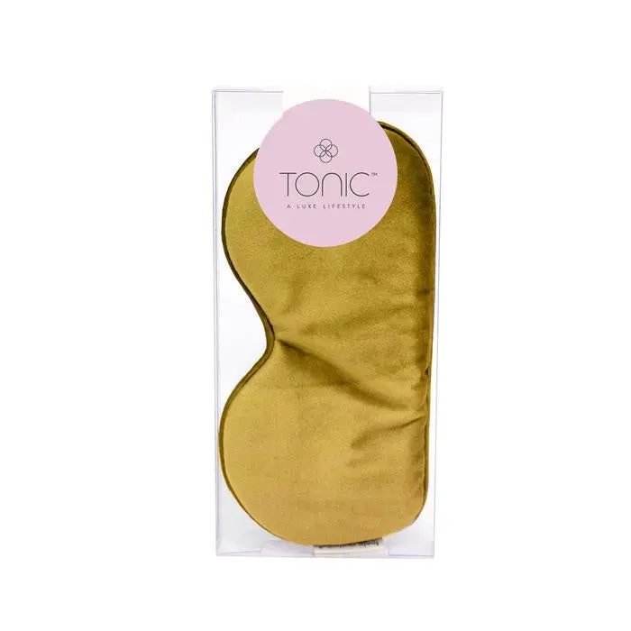 Tonic - Luxe Velvet Eye Mask - Ochre 1