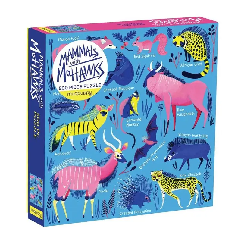 Mudpuppy - Mammals With Mohawks Puzzle 1
