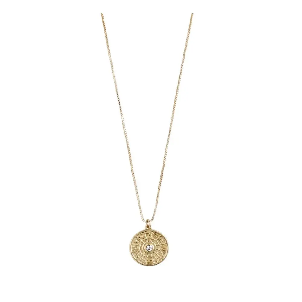 Pilgrim - Fia Necklace - Gold Plated Crystal 1