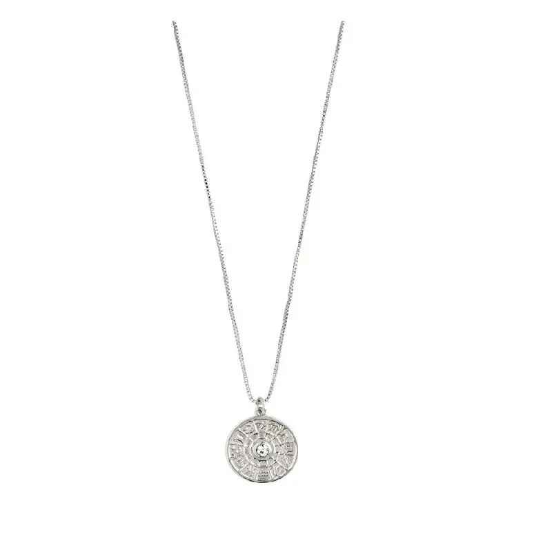 Pilgrim - Fia Necklace - Silver Plated Crystal 1