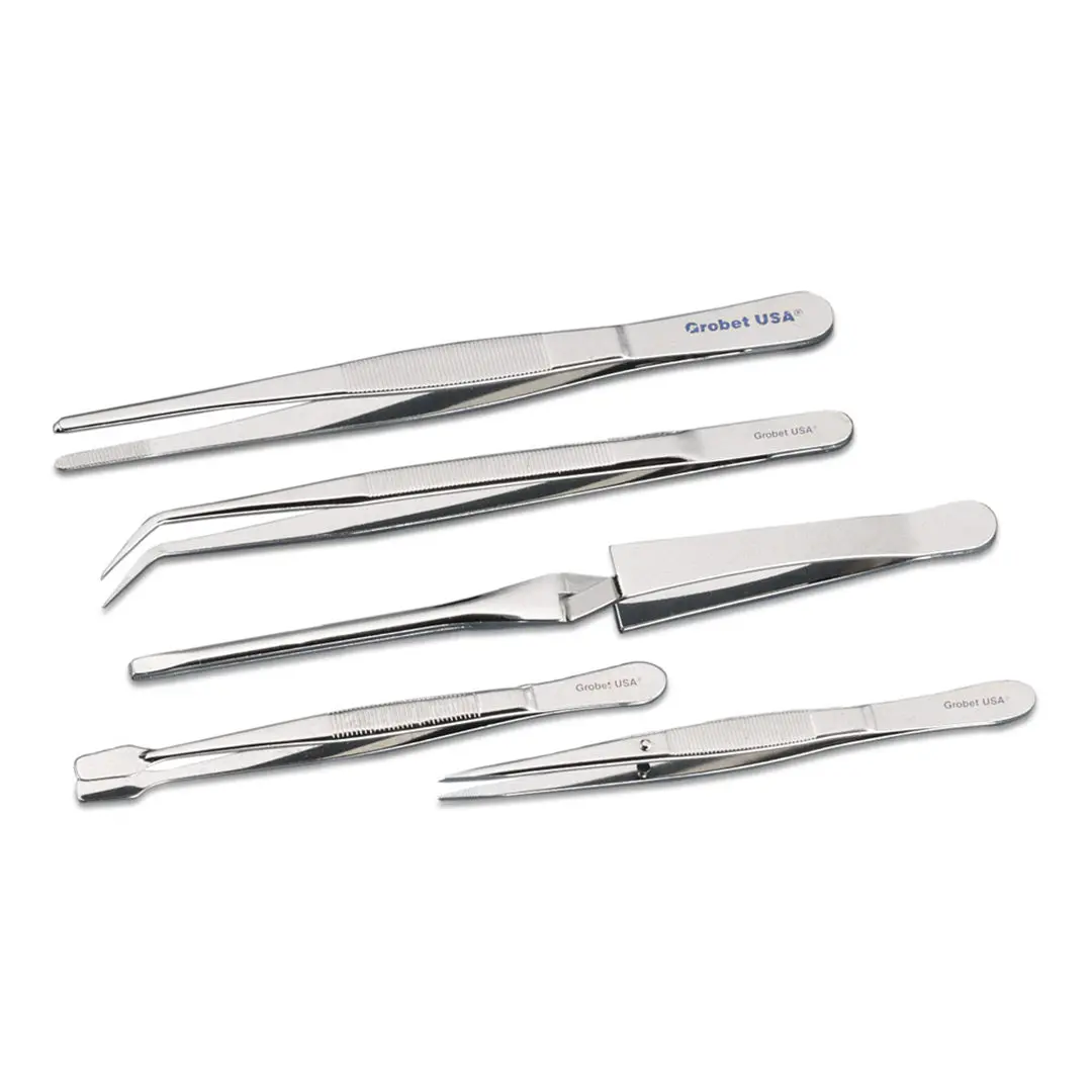Five-Piece Tweezer Kit 1