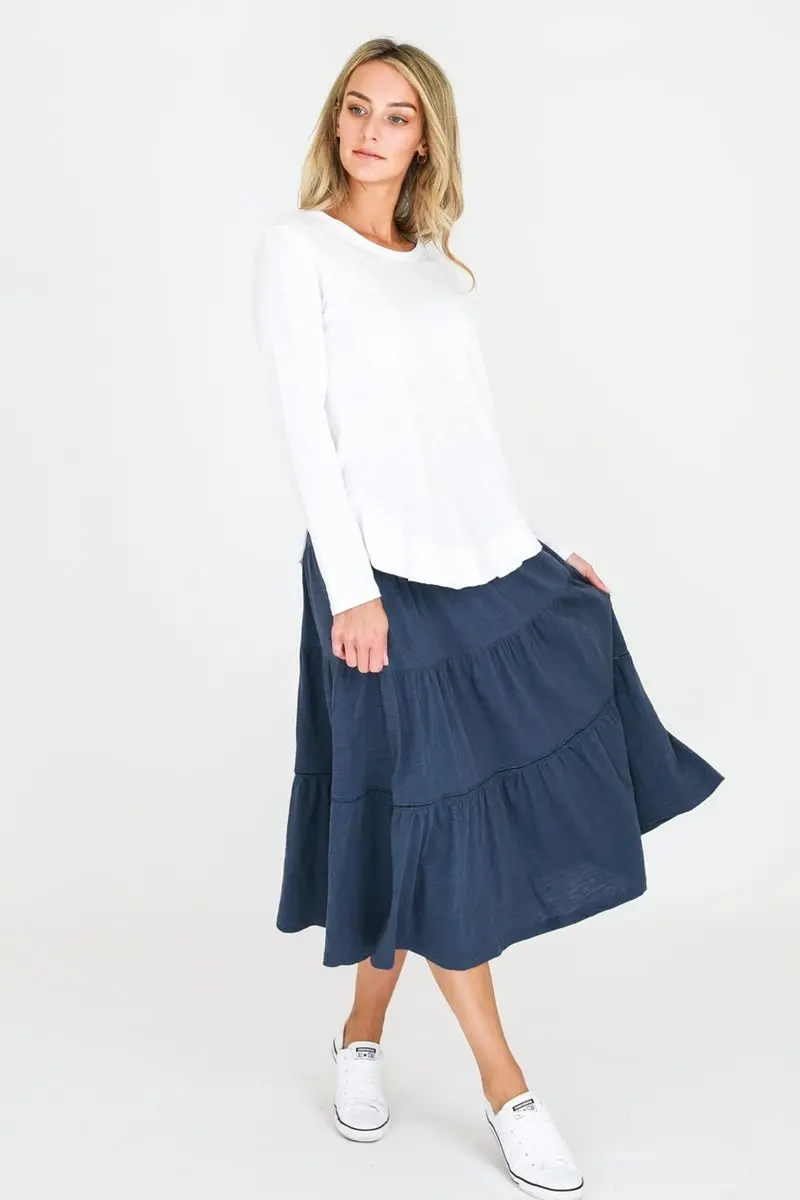 3Rd Story - Piper Skirt - Navy 1