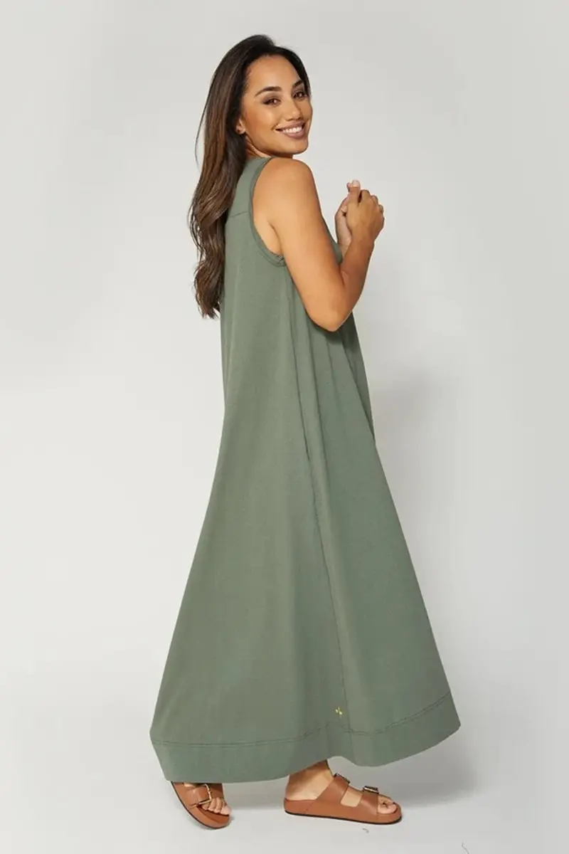 Stella + Gemma - Capri Dress - Army 3