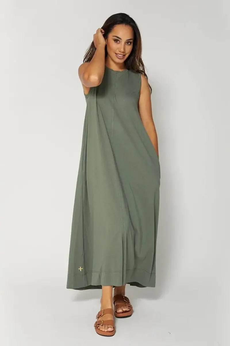 Stella + Gemma - Capri Dress - Army 1