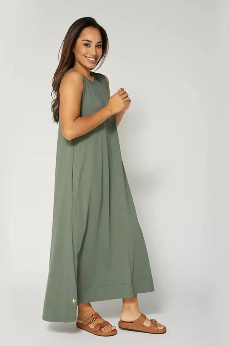 Stella + Gemma - Capri Dress - Army 2