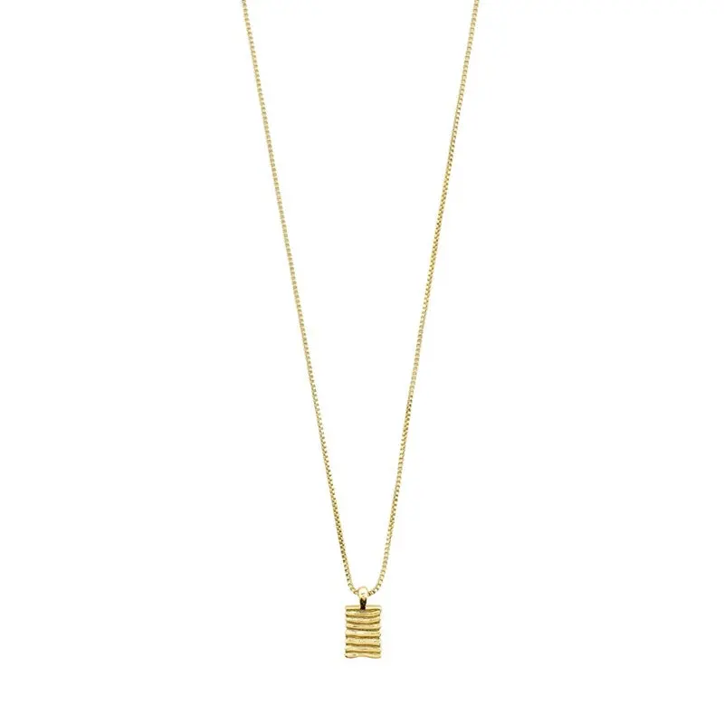 Pilgrim - Jemma Square Necklace - Gold Plated 1