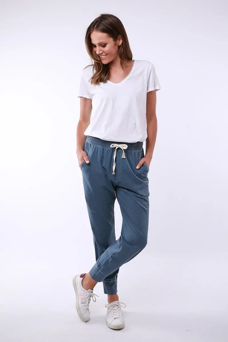 Elm - Wash Out Pant - Steel Blue 1