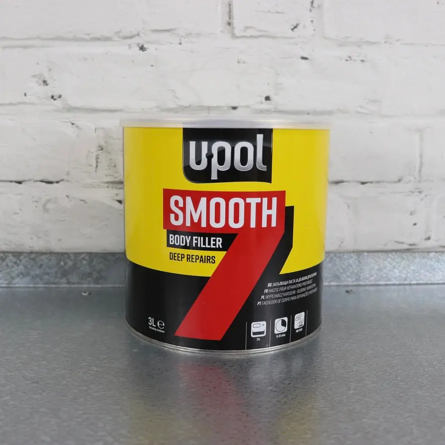 U-Pol Smooth 7 Body Filler For Deep Repairs (3L) 1