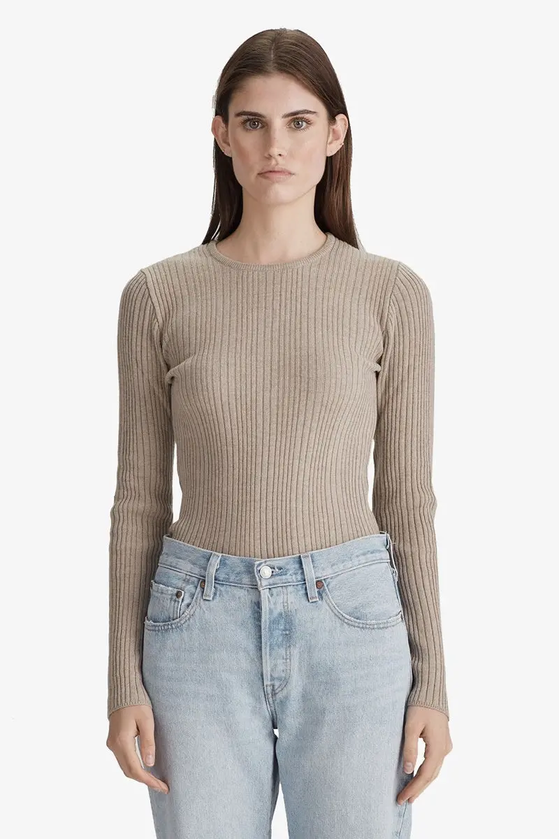 Commoners - Base Knit L/S - Slate 1