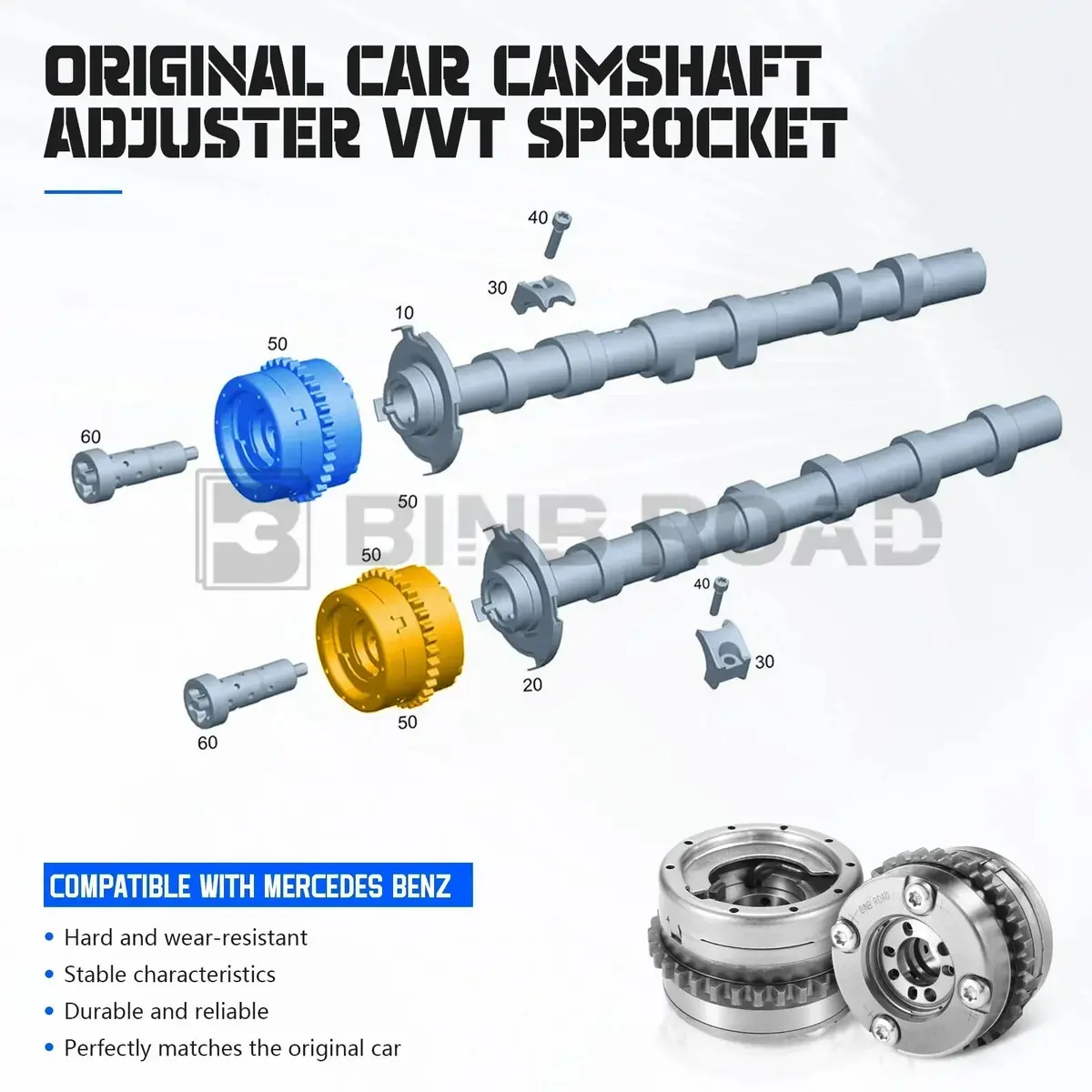 2760503600+2760503700+2760503800+2760503900 Camshaft Adjuster Vvt Sprockets 2