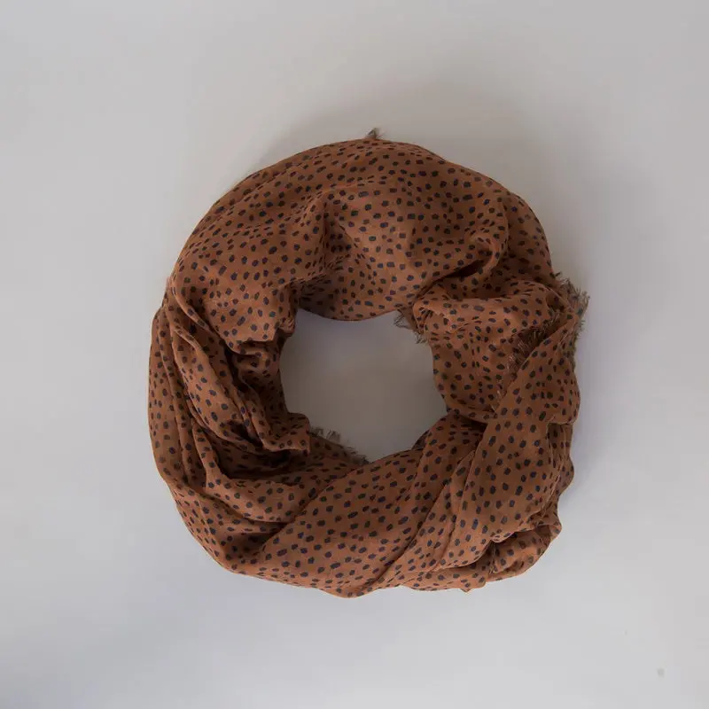 Sophie - Freckles Maxi Scarf - Spice 1