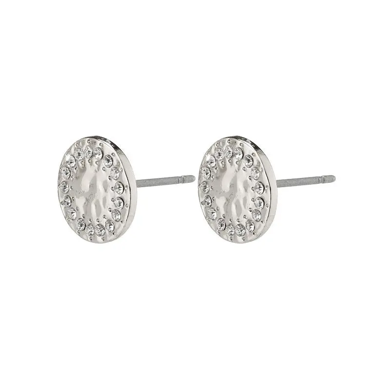 Pilgrim - Compassion Earrings - Crystal / Silver Plated 1