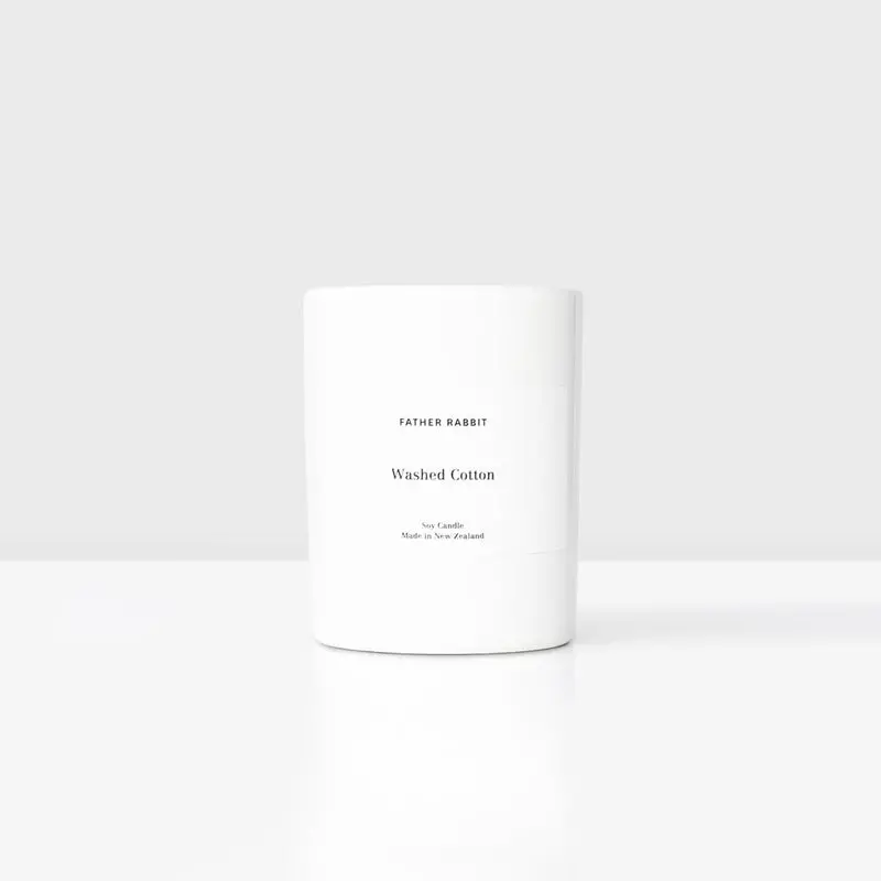 Father Rabbit - Soy Scented Candle - Washed Cotton 1