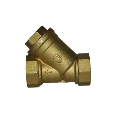 Venice Brass Y Strainer - Stainless Steel Screen 1