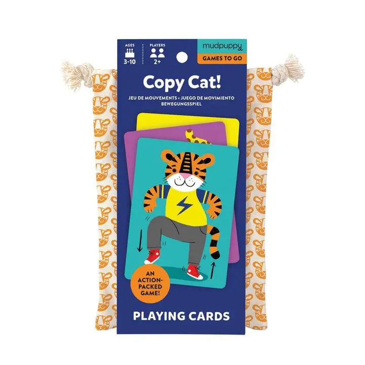 Mudpuppy - Copy Cat! Playing Cards To Go 1