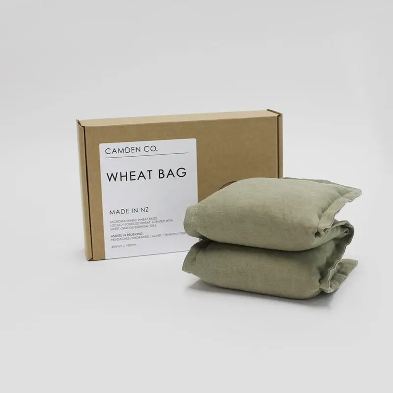 Camden Co - Wheat Bag - Linen Green Moss 1
