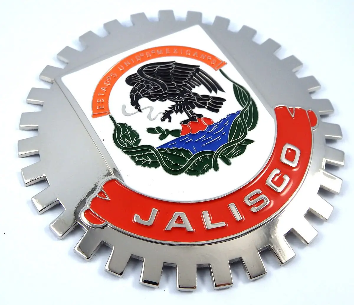 Jalisco Mexico Grille Badge For Car Truck Grill Mount Mexican Flag 1