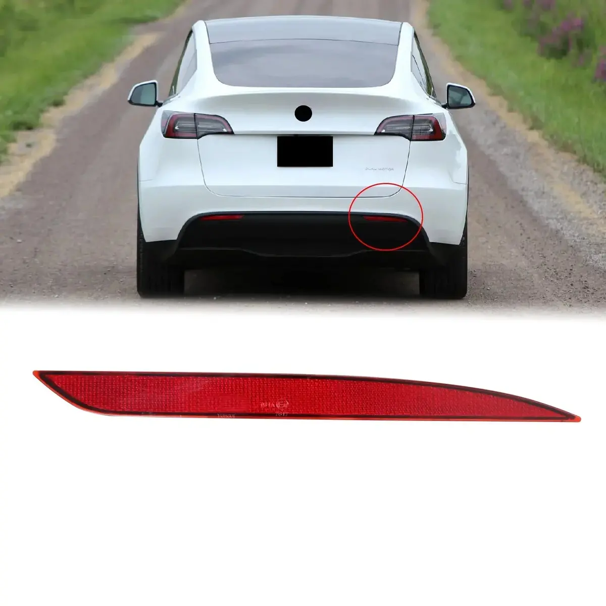 1495817-00-C 1495818-00-C Rear Bumper Reflector 2