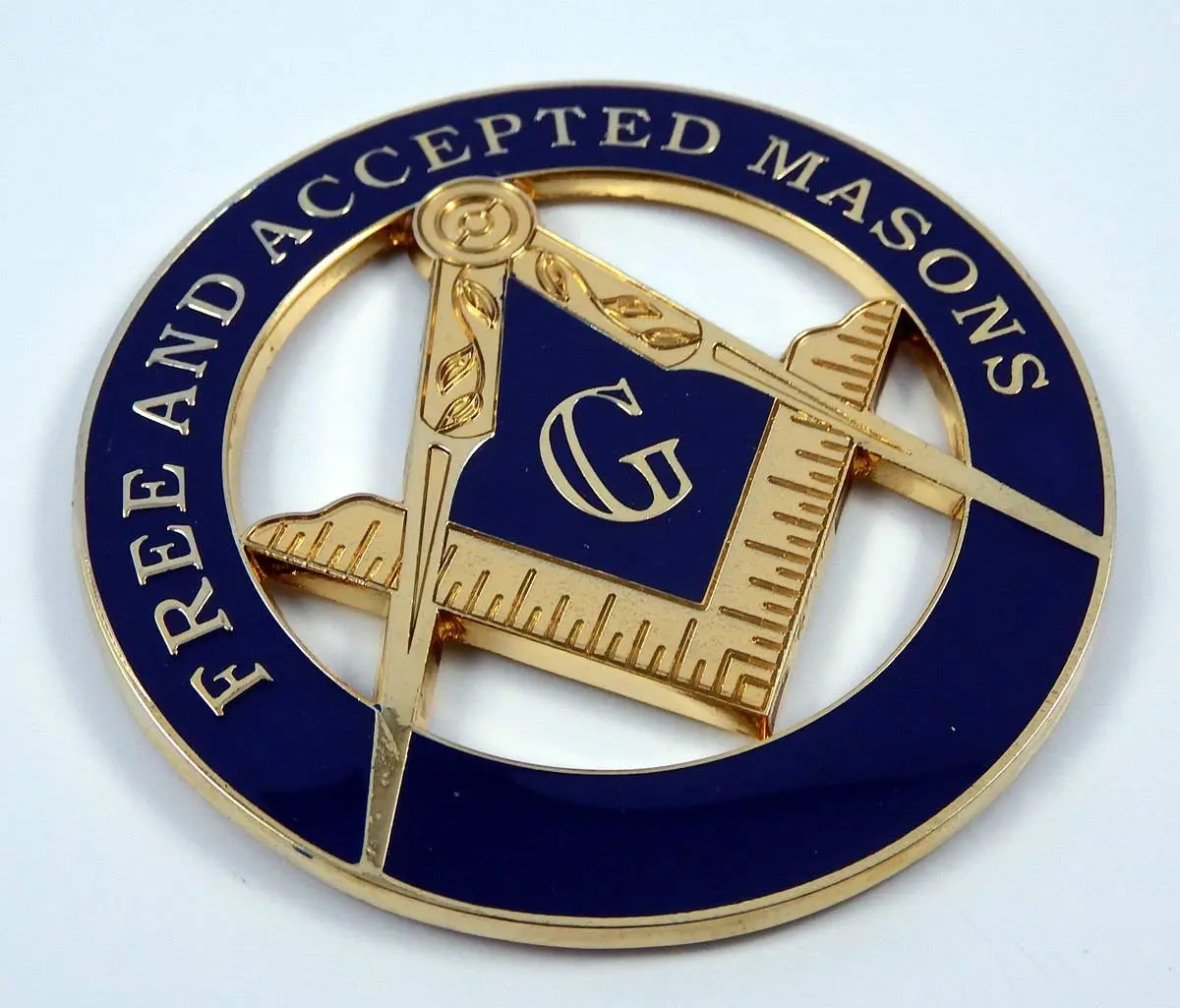 Car Chrome Decals Free And Accepted Masons Masonic Emblem 3" Metal Emblem 3D Mas6 1