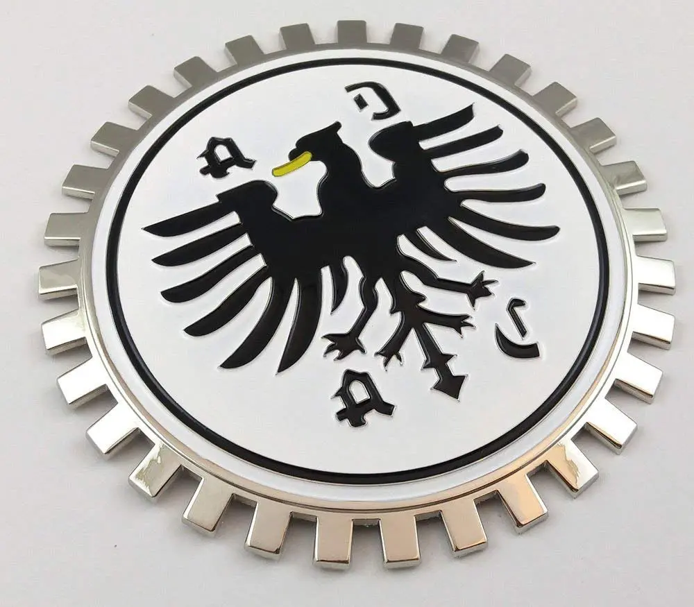 Adac Grille Badge German Car Club Flag For Car Truck Grill Mount 1
