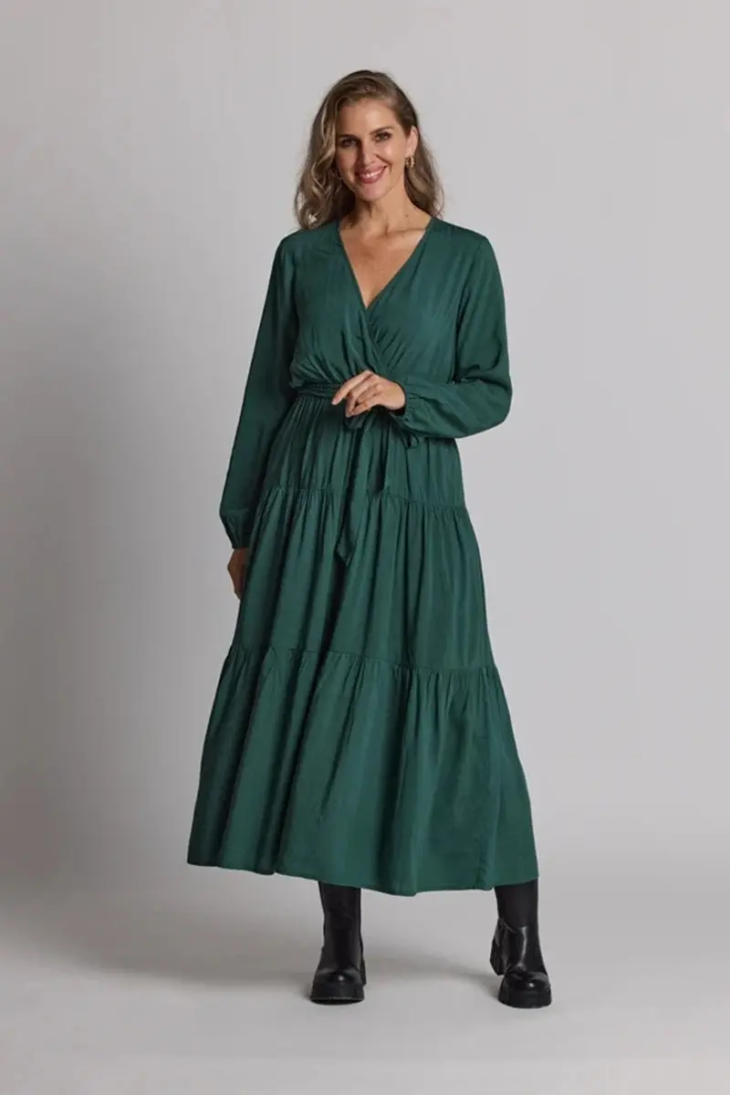 Stella + Gemma - Carlylse Dress - Forest 1