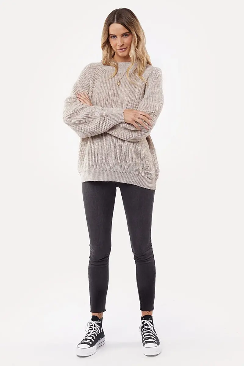 All About Eve - Harper Knit - Oat 1