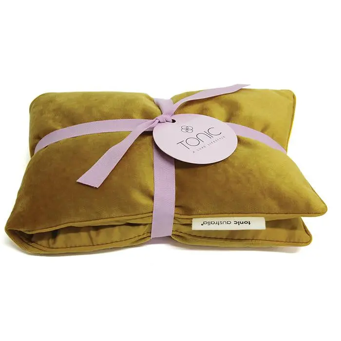 Tonic - Luxe Velvet Heat Pillow - Ochre 1