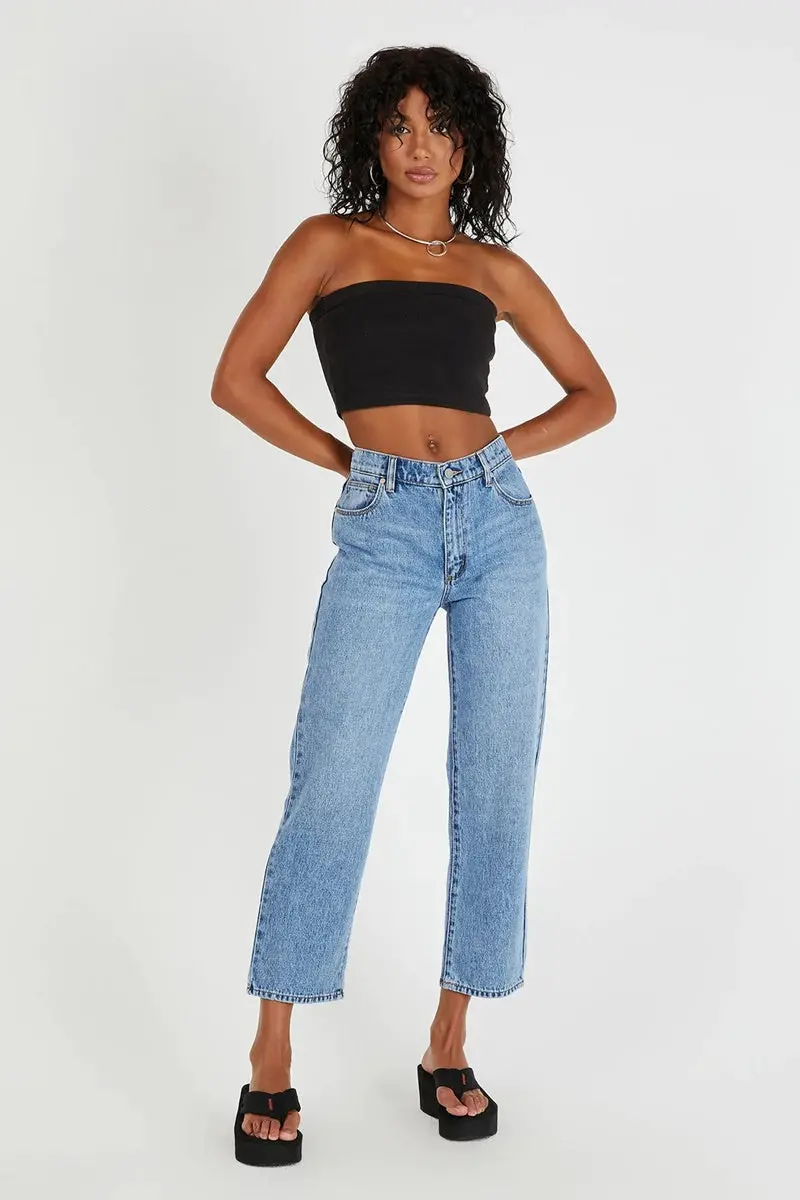 Abrand Jeans - 95 Mid Straight Scout - Vintage Blue 1